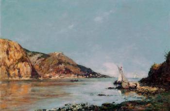 Eugene Boudin : The Bay of Fourmis, Beaulieu